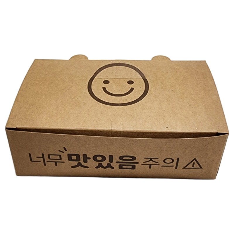 크라프트 치킨박스 소 반마리용 200매 2박스 통닭 닭강정 포장용기 배달, 200개, 2박스 73,920원