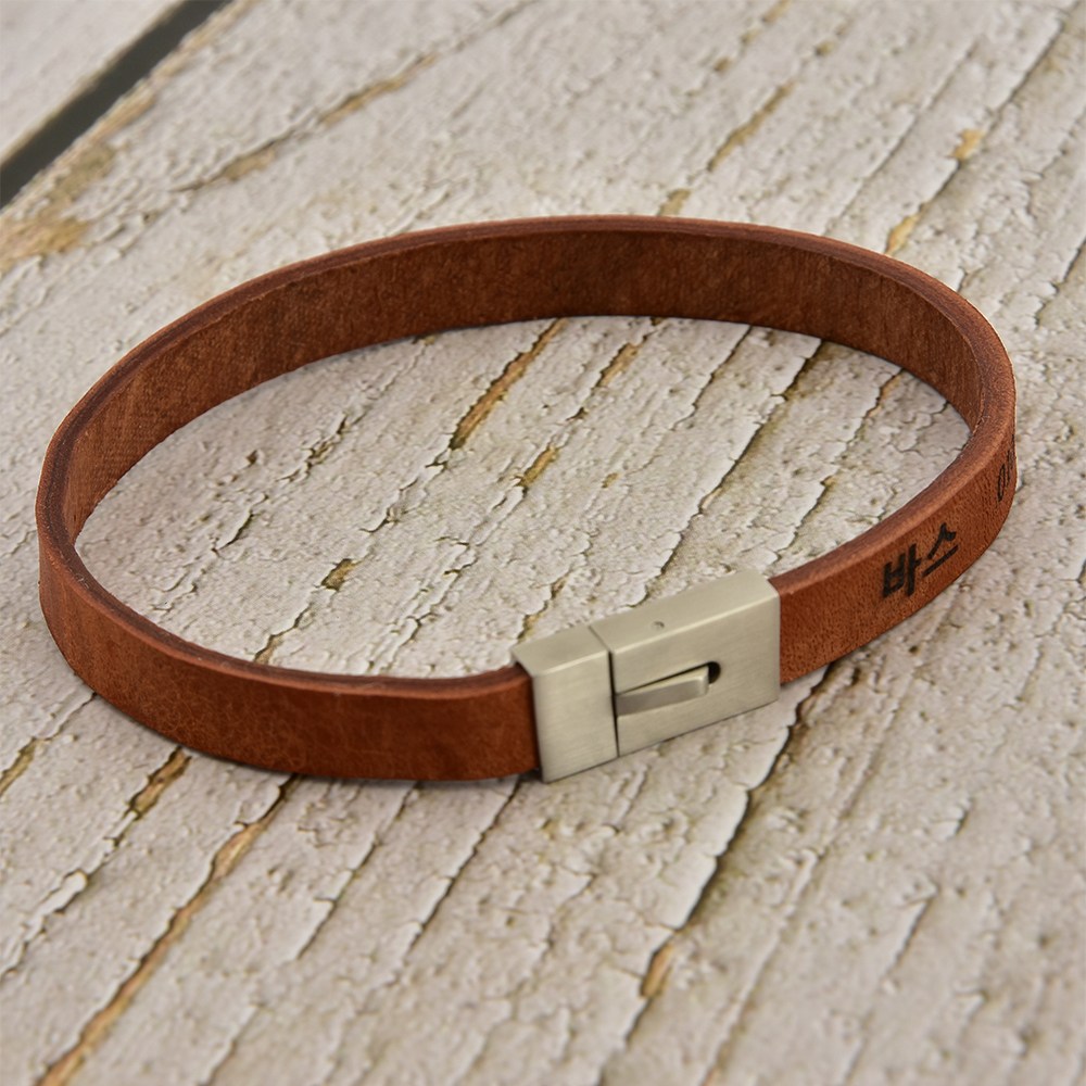 리얼가죽 강아지 고양이 1cm 폭 목걸이 각인인식표 18,700원