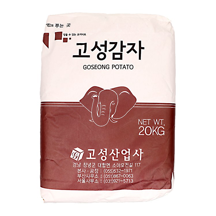 코끼리감자전분 20KG고성, 20kg, 1개 49,000원