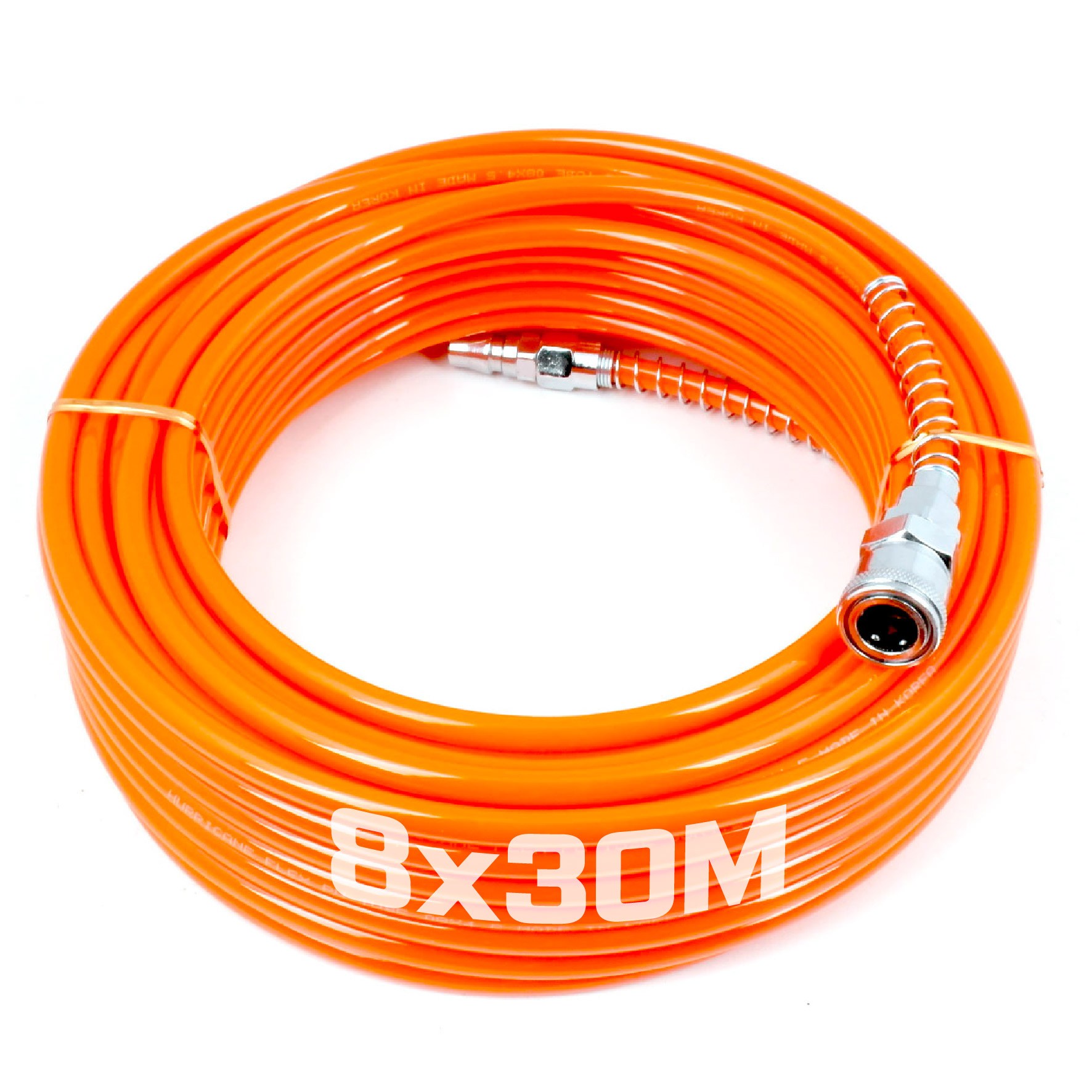 우레탄연질 에어호스 에어줄 타카호스 콤프레샤호스 에어호수 타카호스 주황 녹색, 1개 25,200원