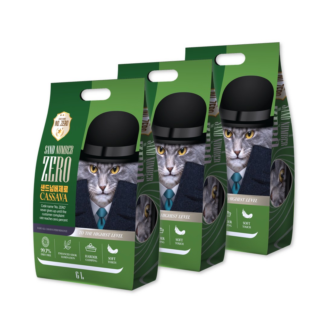 레옹펫 샌드넘버제로 카사바 고양이모래 41,900원