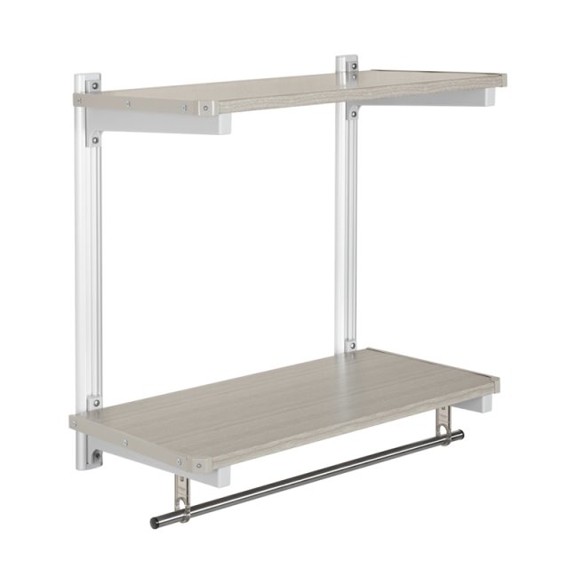 웰렉스 벽선반 알루목 선반 (2단) 폭 40cm, 단일색상, 2단 87,000원