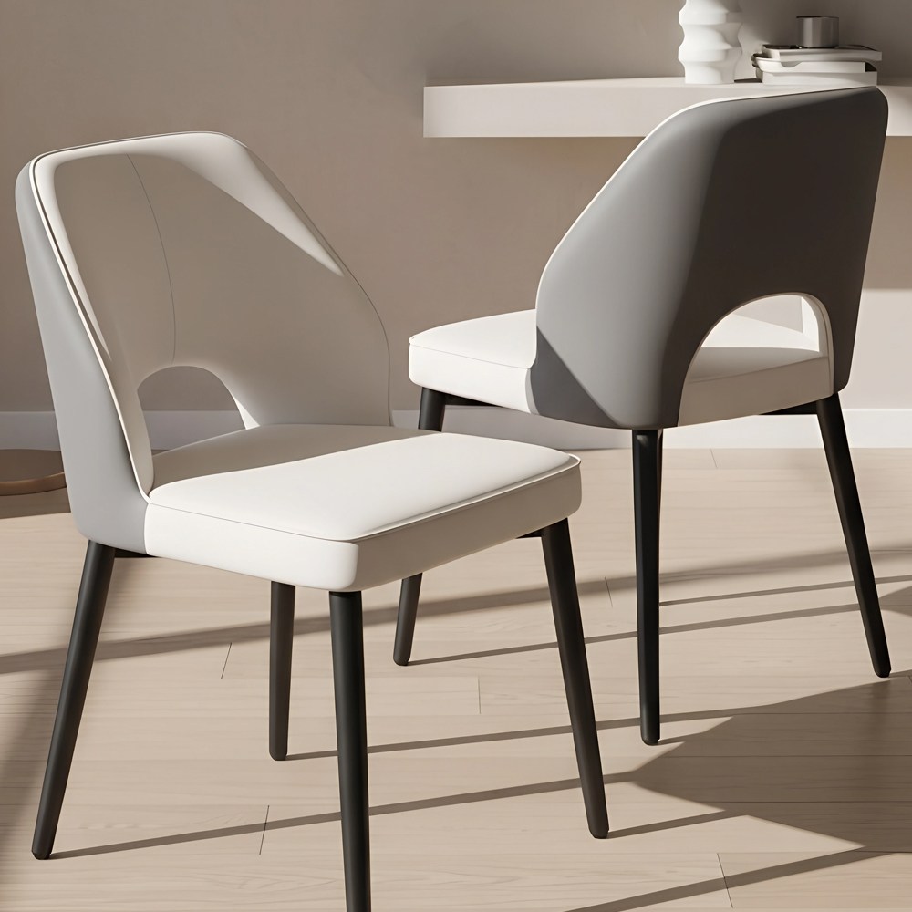 라온프리 편한 인테리어 식탁의자 2p, 2개, 화이트 94,750원