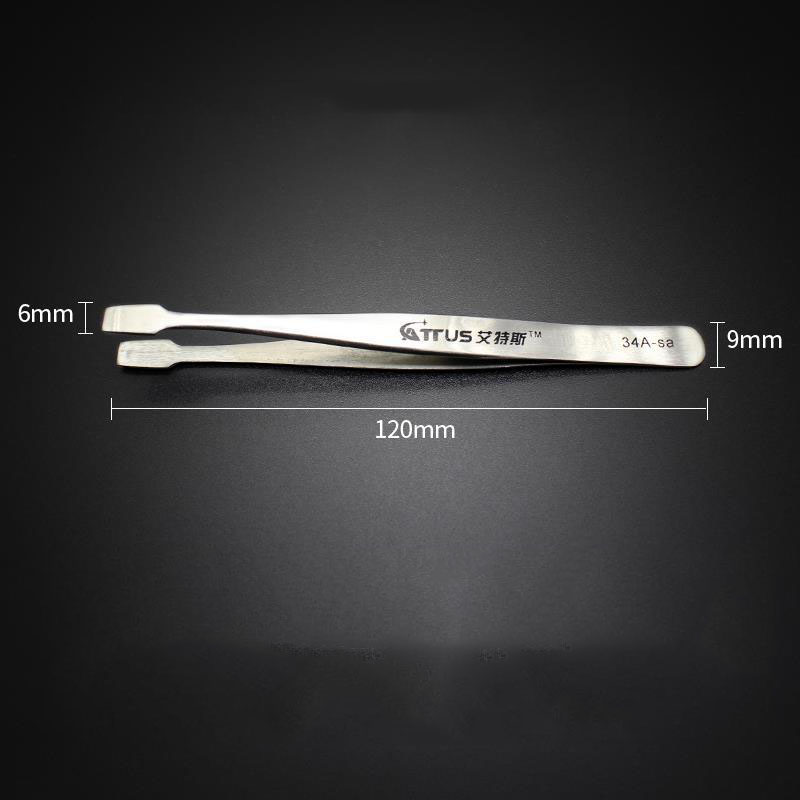 JINGHENG  빅 납작한 입 정전기방지 스테인리스 스틸 고정밀 우표수집 핸드폰 수리 사용 9,990원