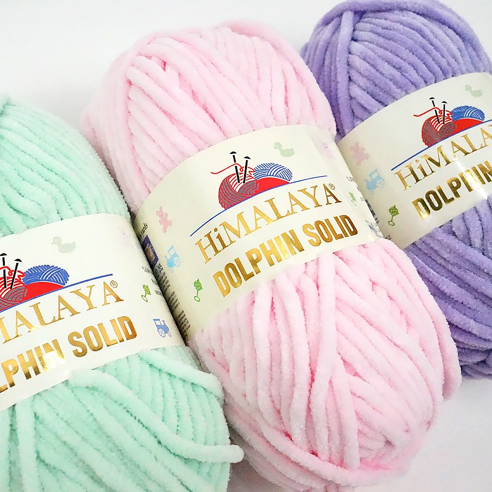바토니팅 히말라야 돌핀 100g 솔리드 벨벳실 수면사 극세사실 겨울실 뜨개실, 돌핀 313 옐로우, 1개 7,500원