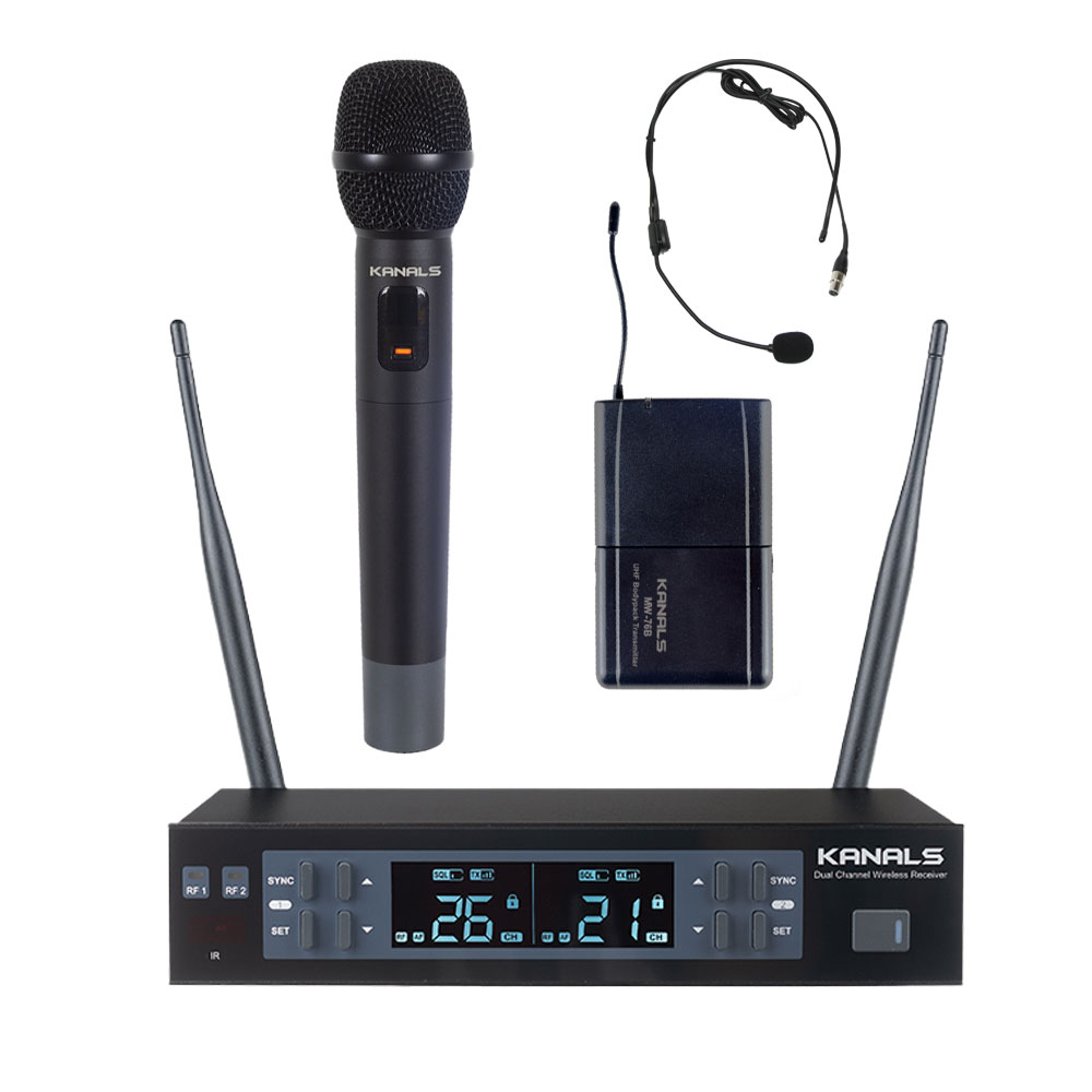 카날스 무선마이크 MW-620 2채널 교회 강의용 마이크 319,000원