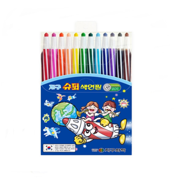 지구화학 슈퍼 색연필 12색 3,850원