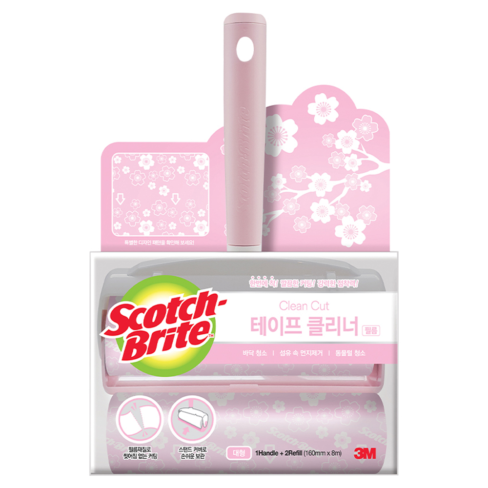 스카치브라이트 3M 프리미엄 테이프 클리너 스타터팩 핸들 본품 + 리필 2p 19,900원