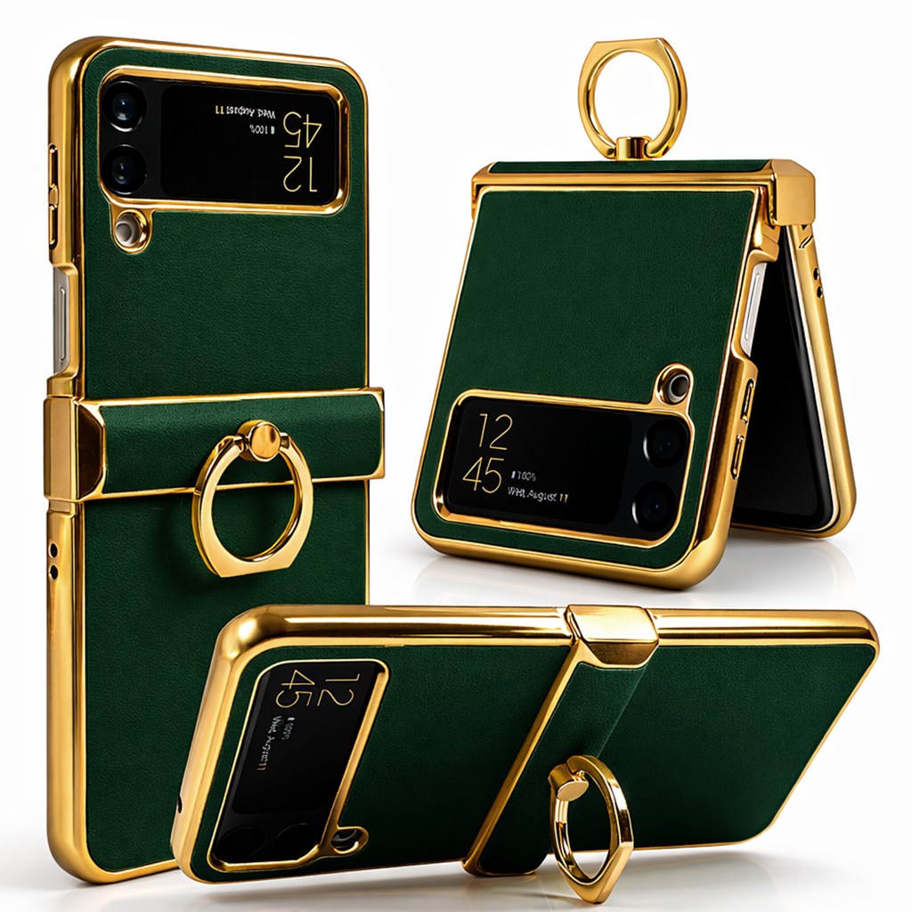 제루크 갤럭시 Z플립 3 4 5 6 7 거치 핑거링 천연소가죽 힌지보호 케이스 호환 22,610원