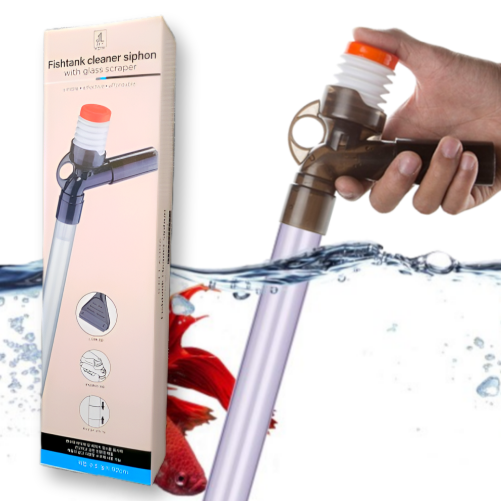제이엘펫 어항청소 스크래퍼 사이펀 수족관 환수 물갈이 싸이펀, 1개 12,000원