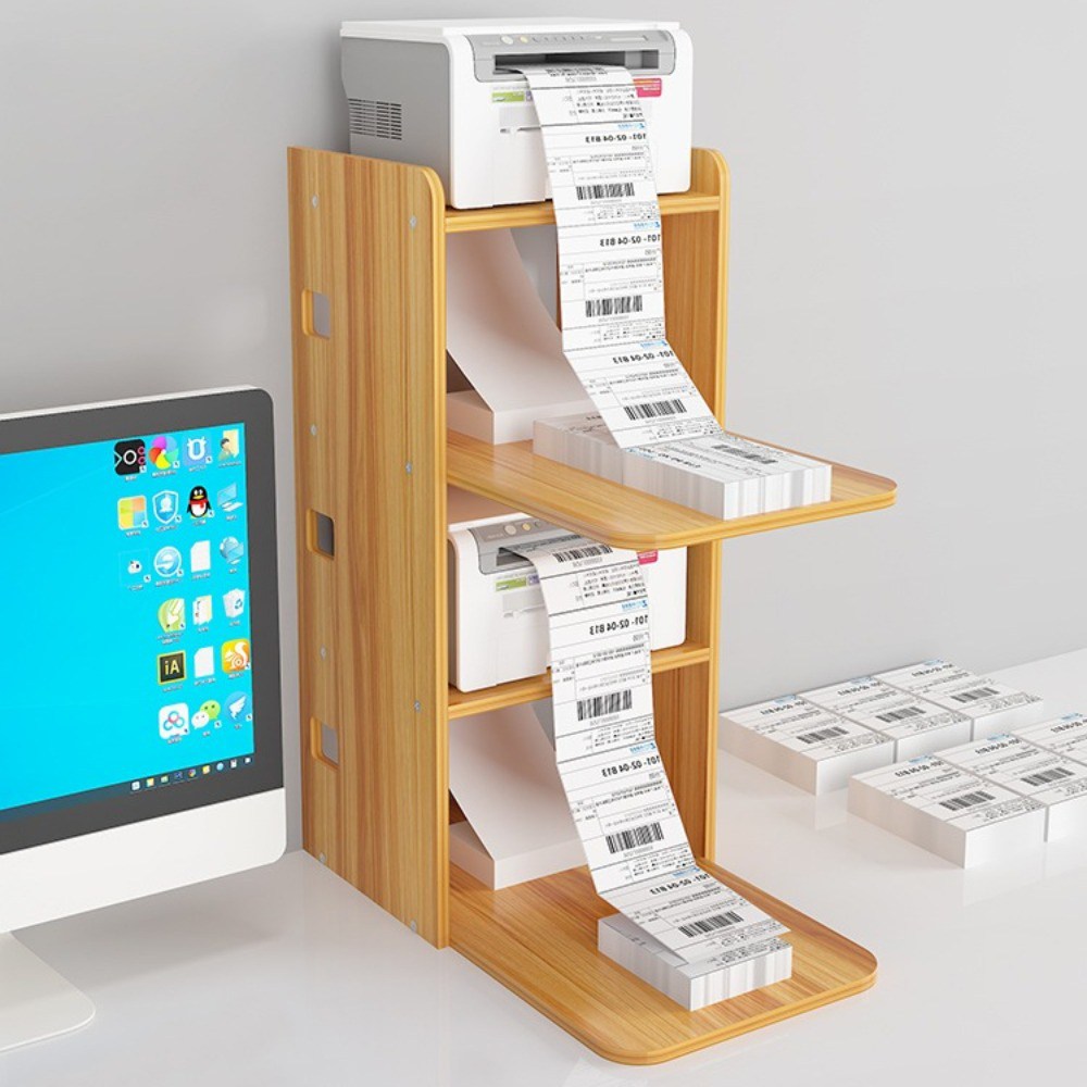 송장거치대 바코드 라벨 프린터 용지 출력기 선반 다이 xprinter 받침대, 우드, 1개 23,650원