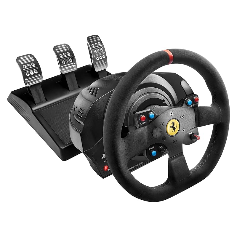 Ferrari 공식 라이선스 제품 Thrustmaster 스러스트마스터 핸드컨트롤러 T300 Ferrari Integral Racing Wheel Alcantara Edition 853,250원