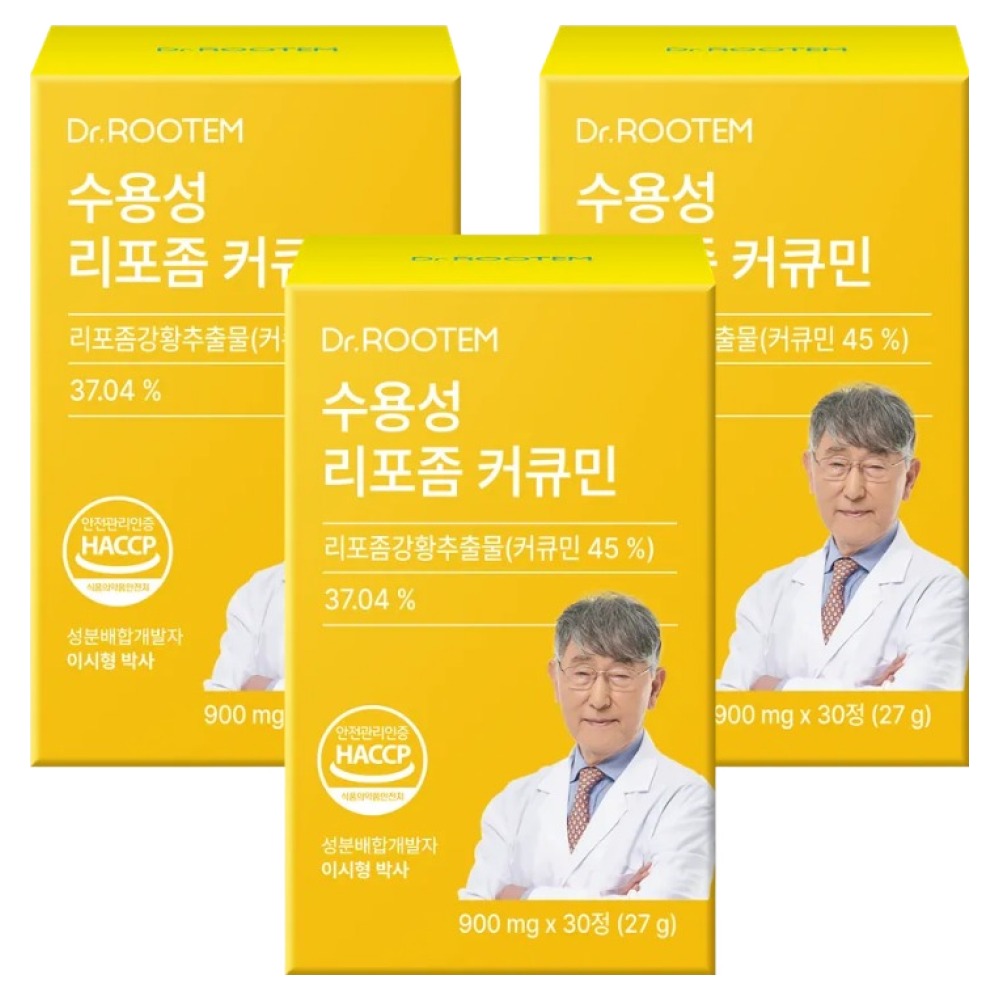 닥터루템 수용성 리포좀 커큐민 27g, 30정, 3개 57,600원