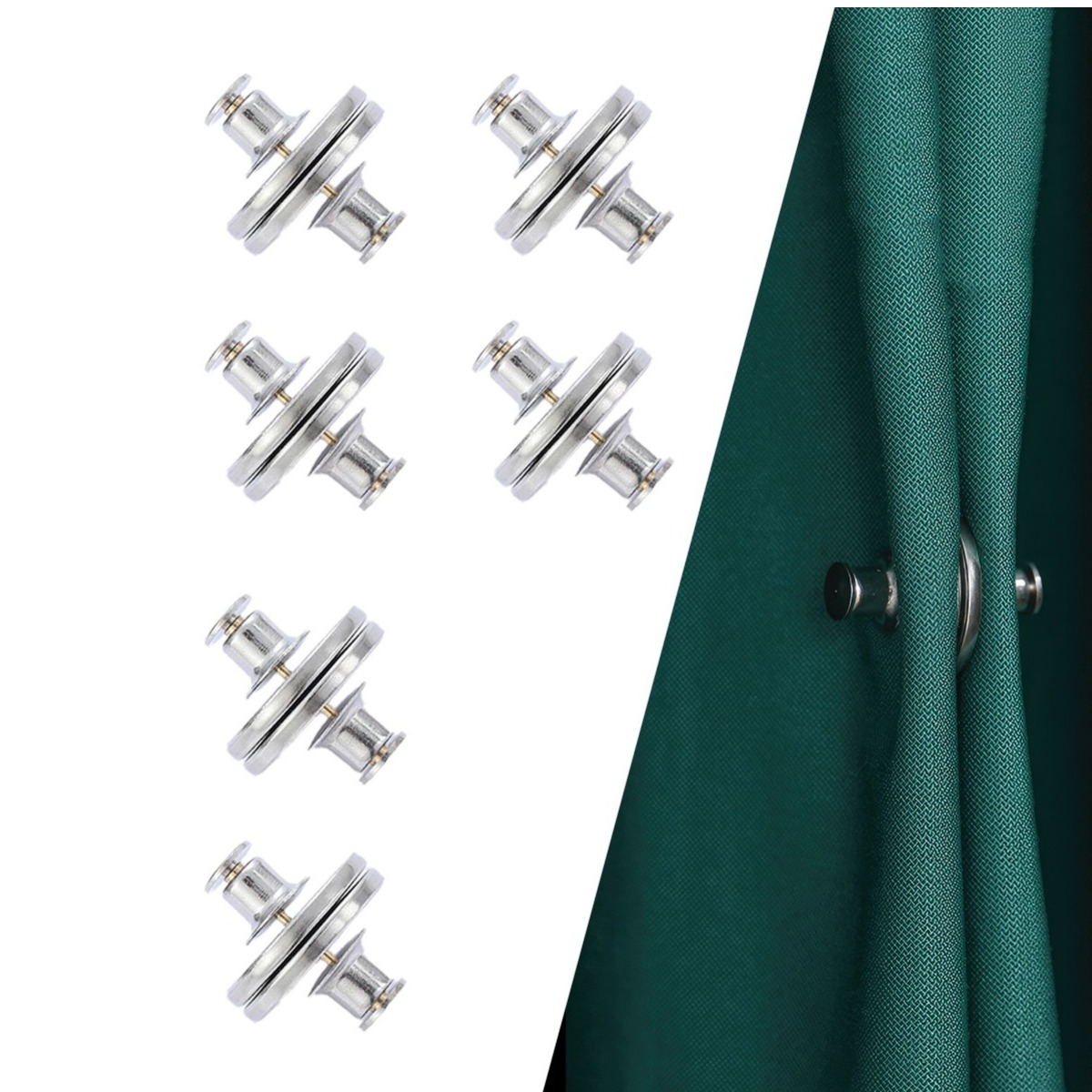 생활친구 커튼 고정자석 클립 25mm, 1세트 8,190원