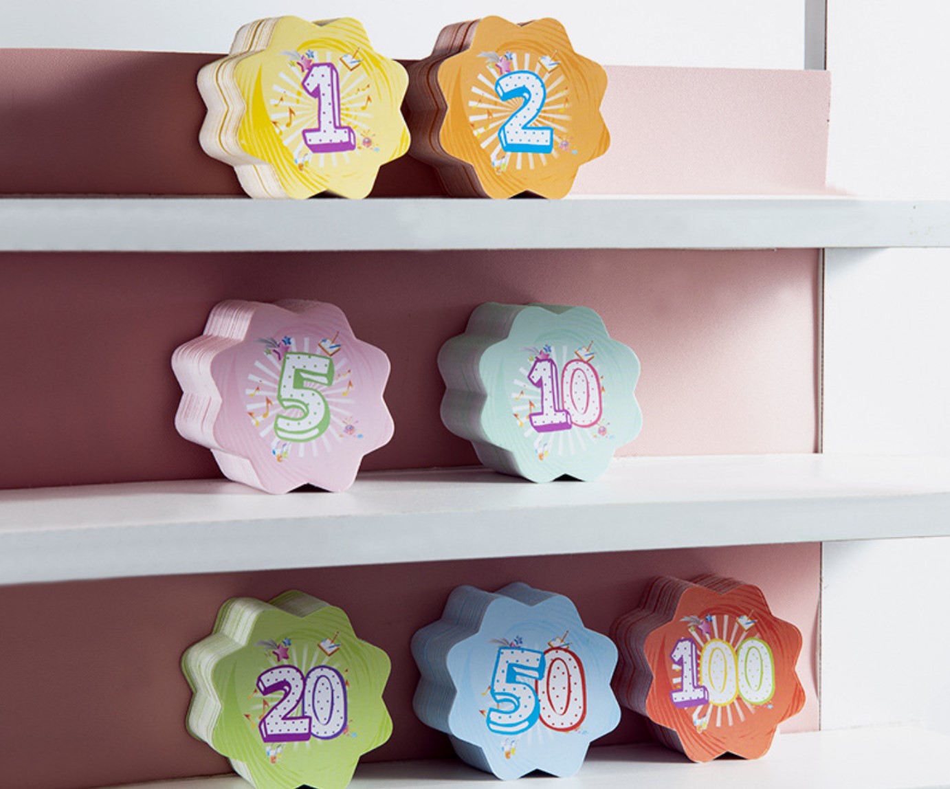 포인트카드 점수카드 보드게임 어린이집 1점 2점 5점 10점 20점 50점 100점 8,000원