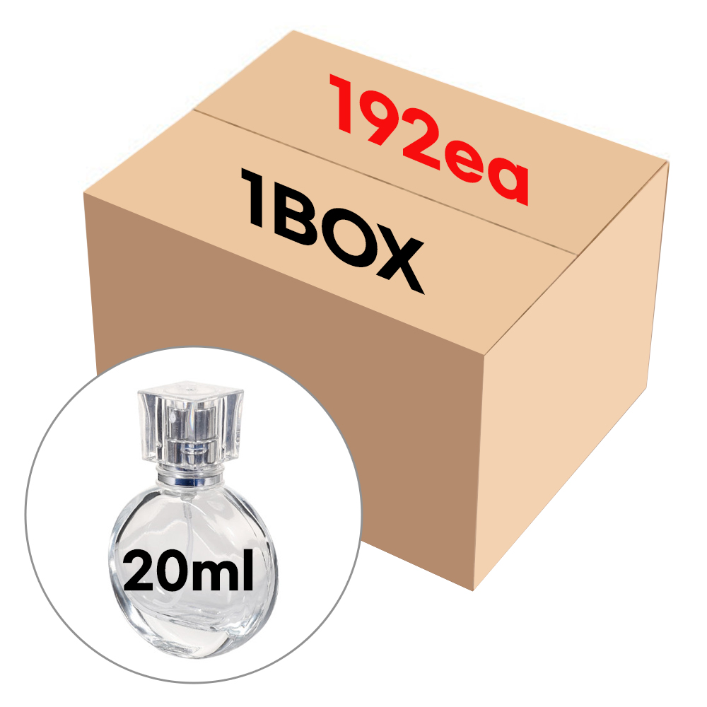 향수 공병 물방울 퍼퓸 20ml 192개(BOX) 스크류타입 용기 도매 퍼퓸 스프레이 유리 DIY, 192개 198,800원