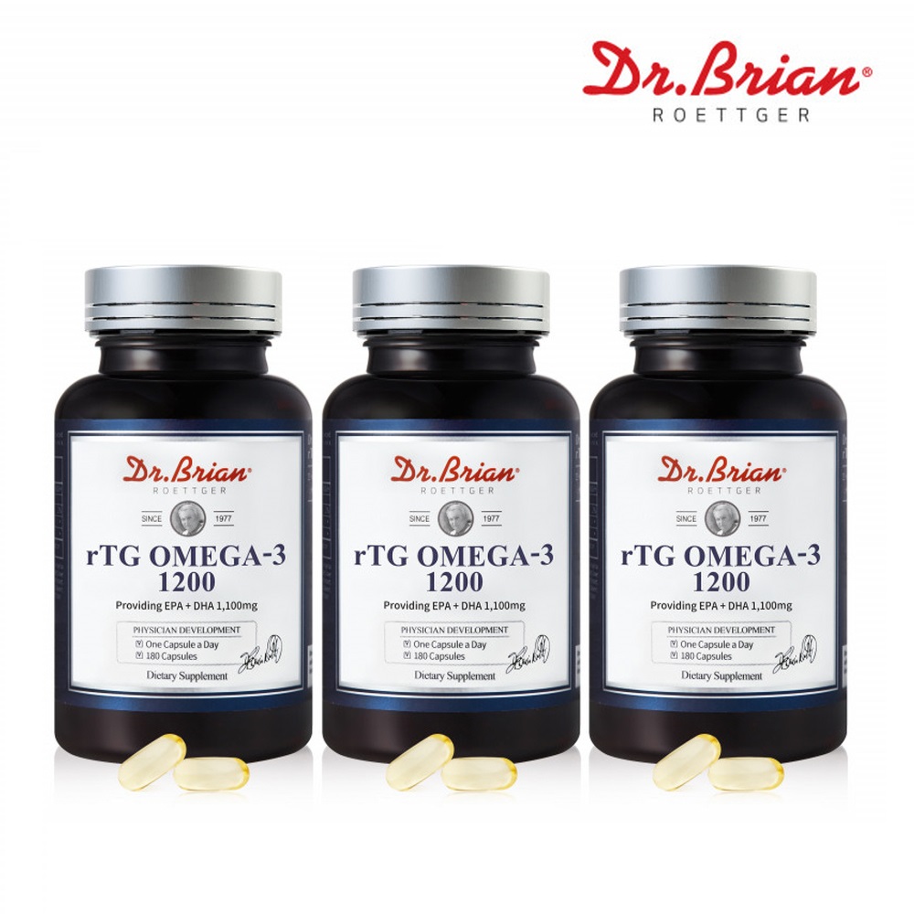 닥터브라이언 혈행개선 영양제 오메가3 초임계 알티지오메가-3 지방산 rtg 엔쵸비 오일 3통 96,000원