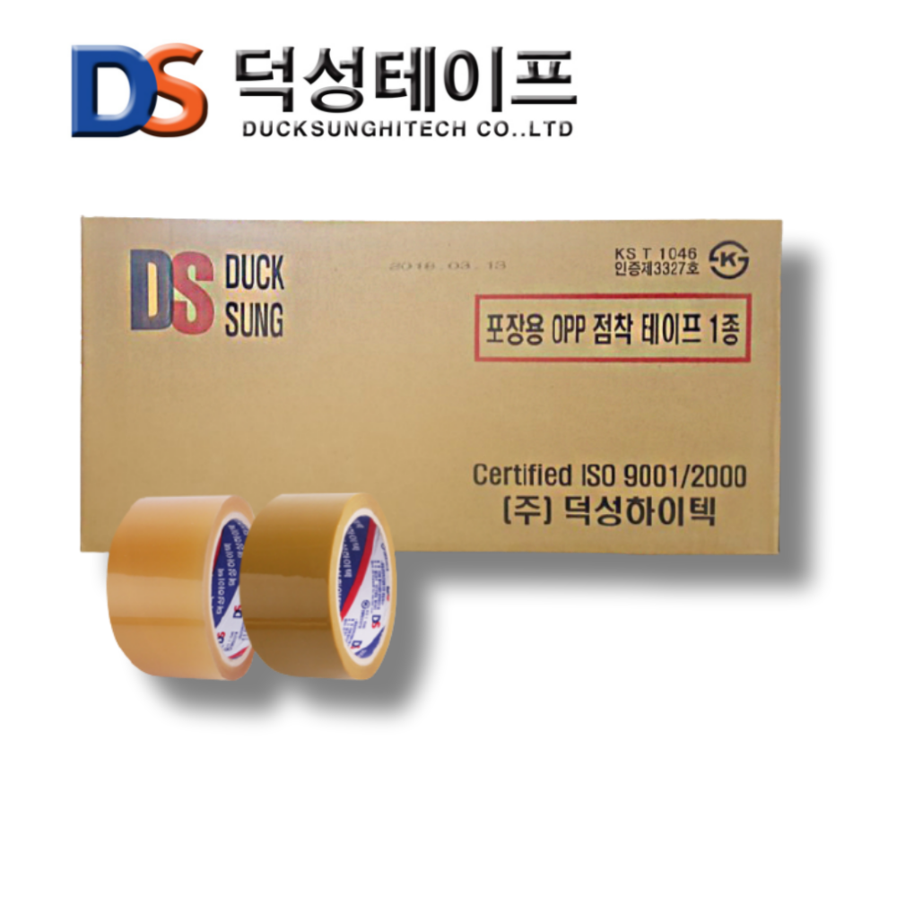 덕성 OPP 박스테이프 베이지/투명 포장용 테이프 포장용박스테이프, 베이지 64,400원