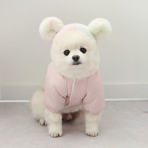 이츠독 강아지 솜사탕 베어 소프트 패딩 42,750원