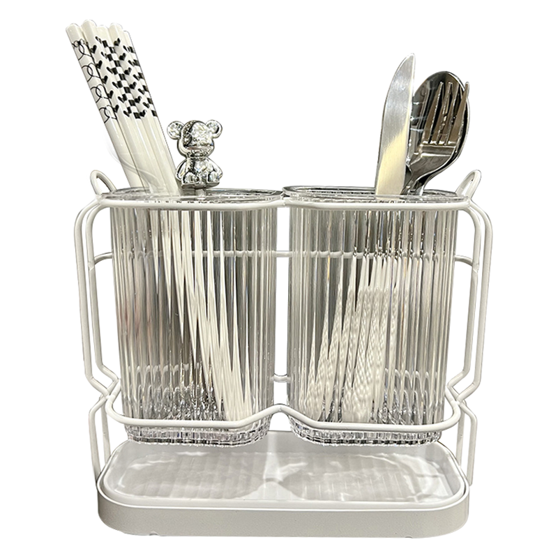 더자카 심플 사각 2구 물빠짐 수저통 FREE 7,800원