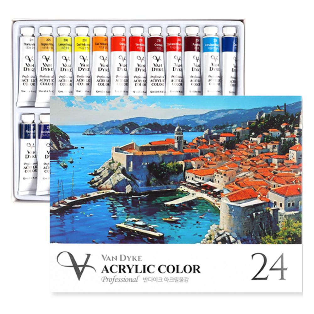 반다이크 전문가용 아크릴 물감 세트, 현재가 14,660원