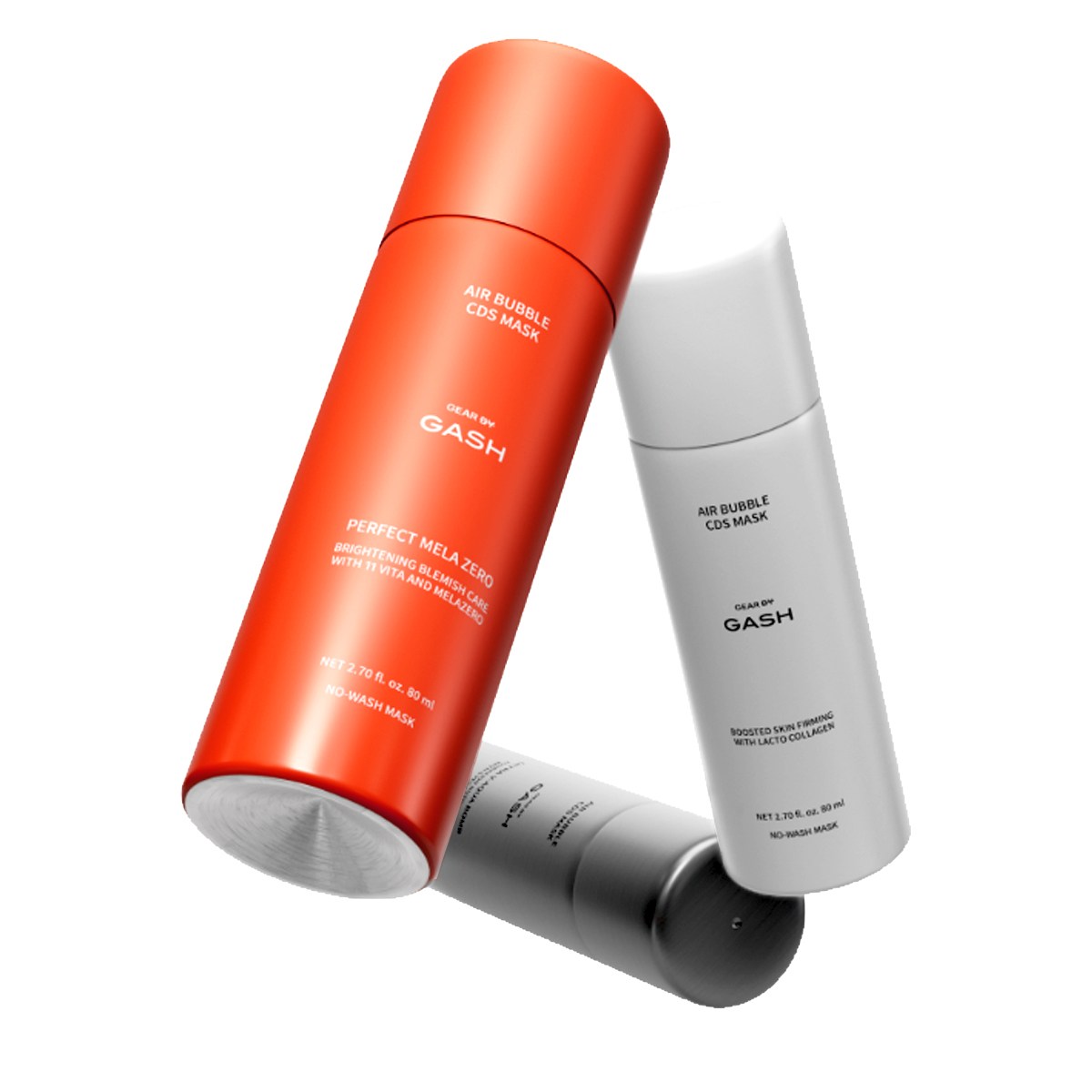 [가쉬 버블팩 3종 세트] 10초 버블마스크팩 미백+탄력+수분_150회분 3개입 92,300원