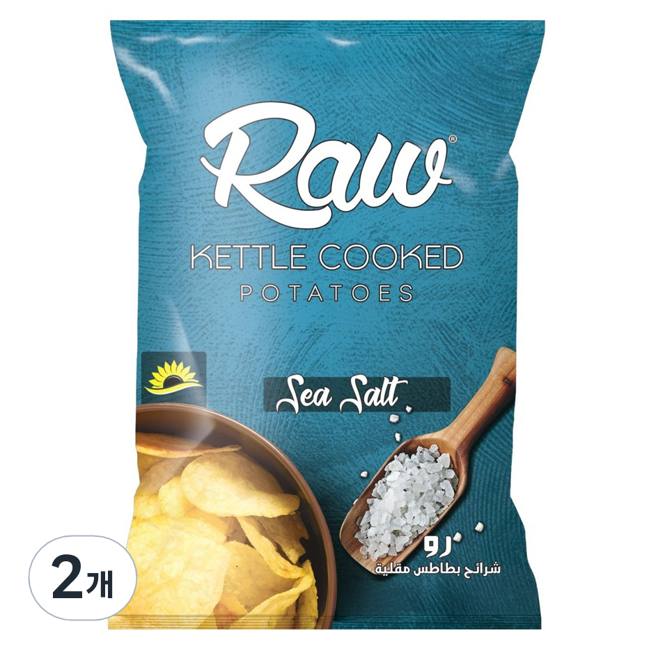 Raw 감자칩 씨솔트, 100g, 2개 11,500원