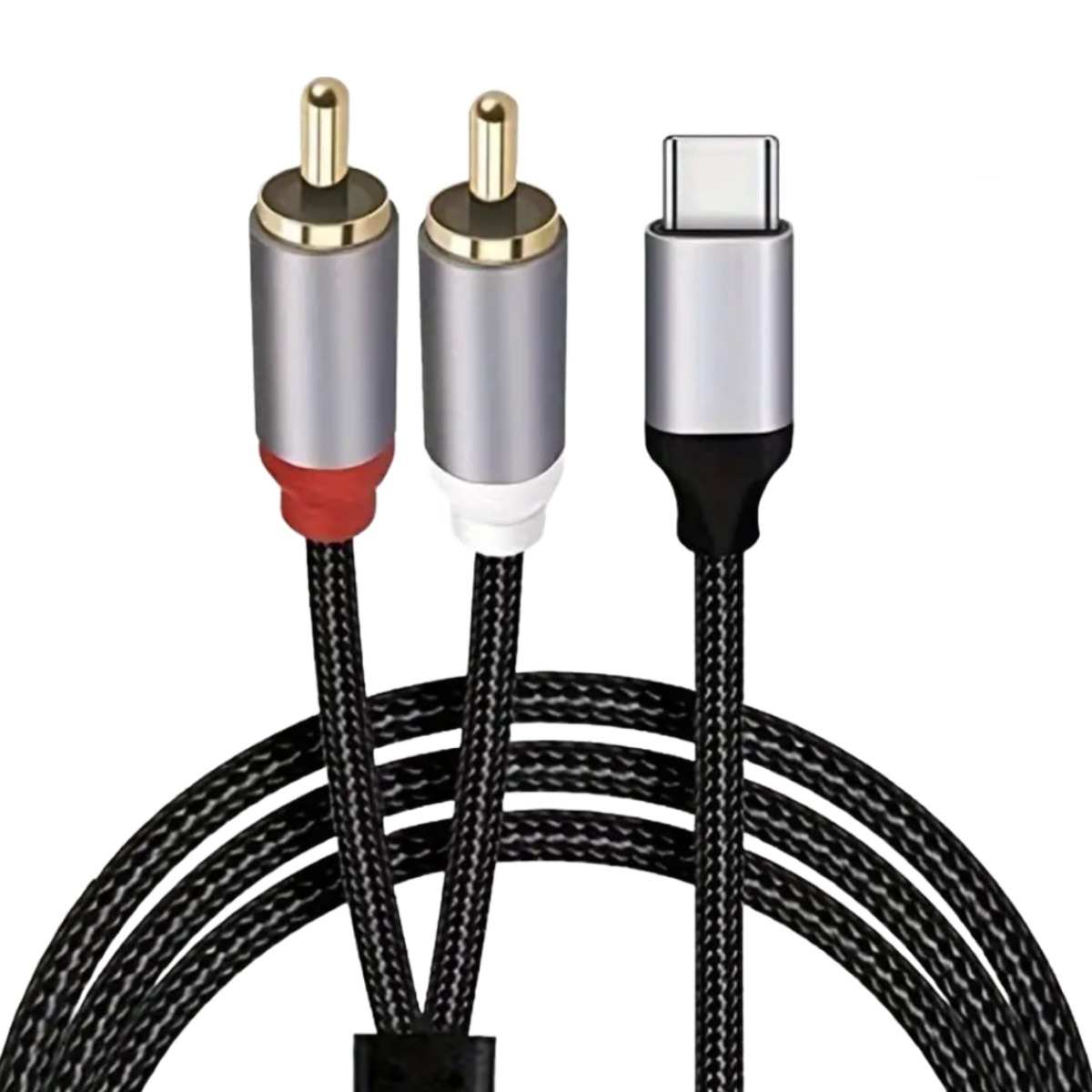 2RCA to C타입 케이블 연결선 핸드폰 앰프 스피커 테블릿 2M, 2RCA-C타입 2M 5,700원