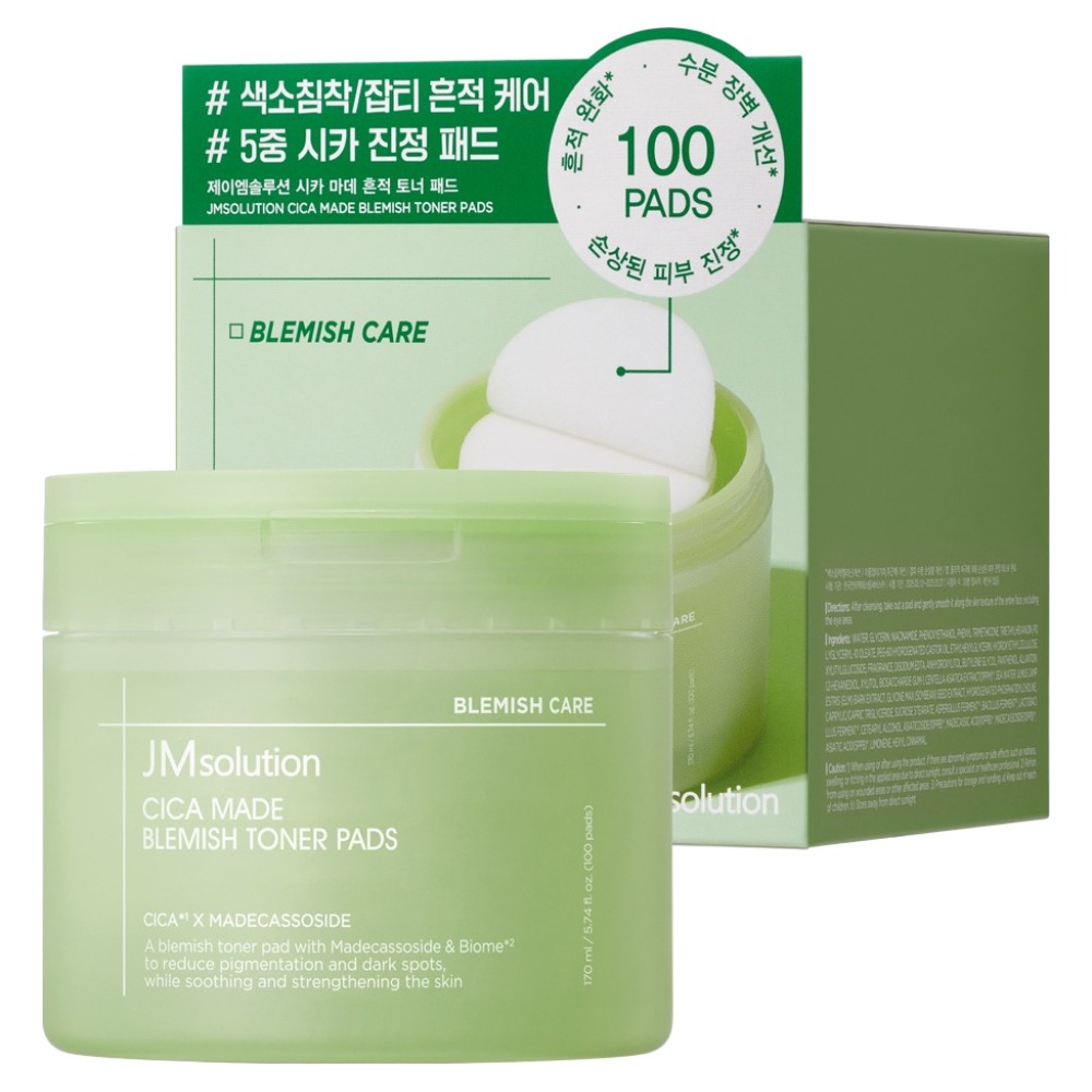 제이엠솔루션 시카 마데 흔적 진정 토너 패드 170ml, 100매입, 1개 10,600원