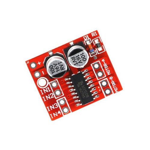 L298N 미니 듀얼 DC모터 드라이버 PWM 속도제어 스텝 5,100원