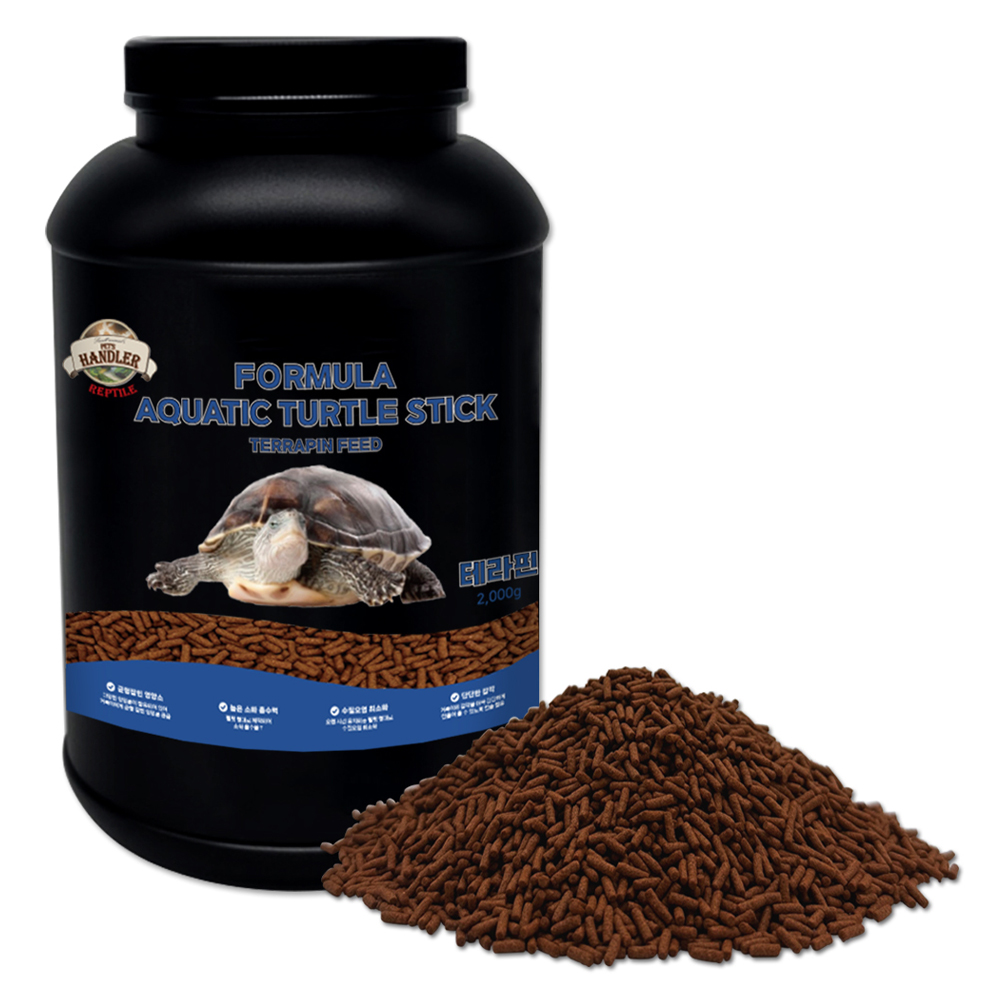 펫츠핸들러 거북이 렙타일 포뮬러 아쿠아틱 터틀스틱 사료 테라핀, 1개, 2kg 29,800원