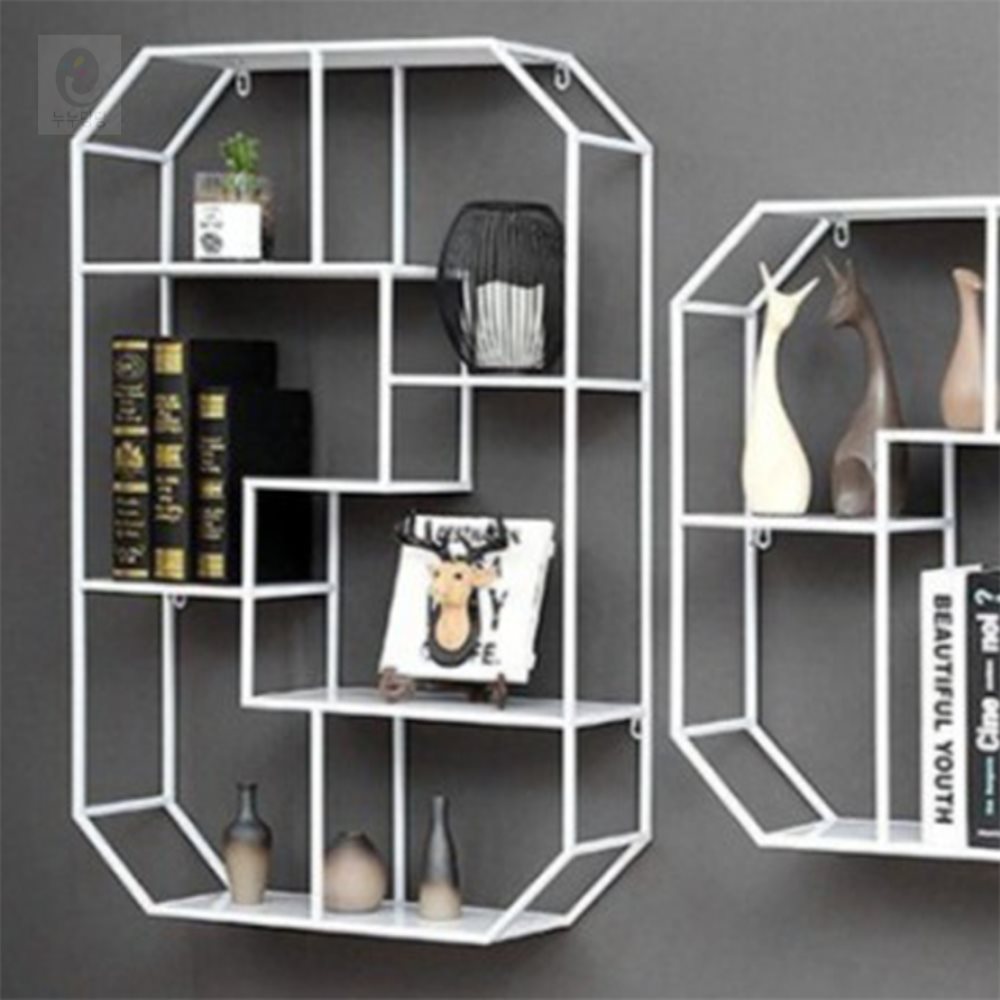 인테리어 스틸 세로 벽 선반 (화이트) 벽선반 176,400원