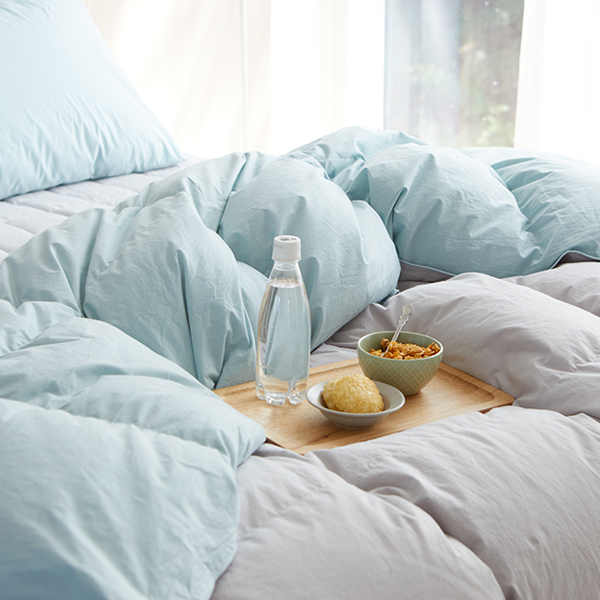 [컴포플러스] 면80수 바이오워싱 헝가리구스 차렵이불(S-800g/Q-1100g) 255,000원