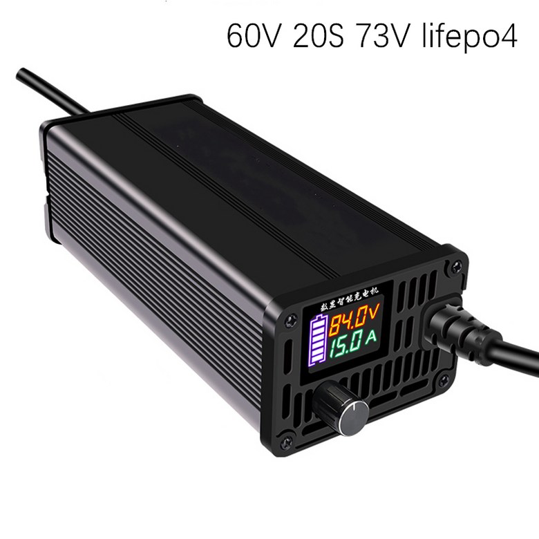 10A 24V 60V 리튬 이온 Lifepo4 배터리 충전기 Curren 조정 가능한 13S 8S 20S 부품 135,700원