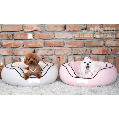 [아페토] 코튼 원형방석 L (그레이, 핑크, 카키) 93,000원