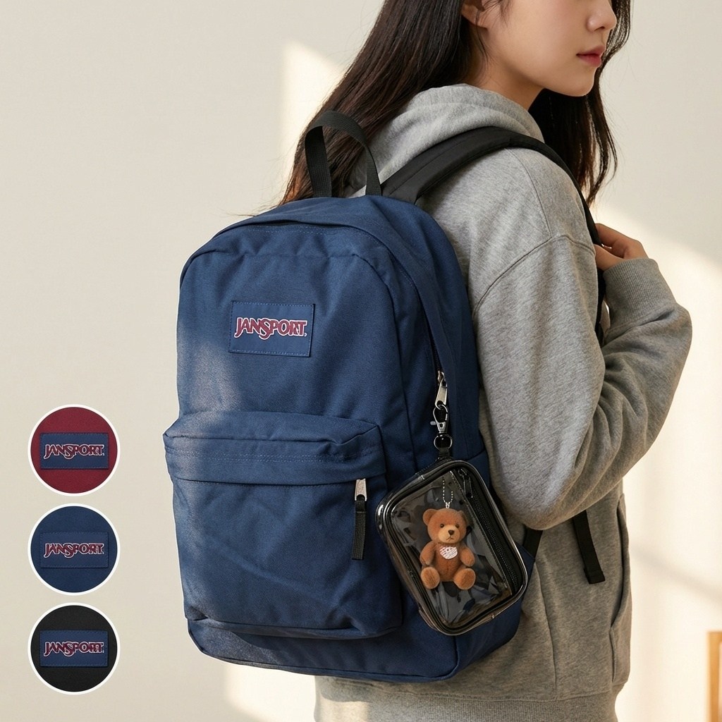 [정품] 잔스포츠 가방 슈퍼브레이크 백팩 노트북 플러스 여행 빅백 CIMIL블랙파우치 증정 58,400원