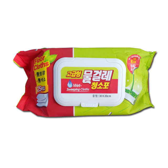 감동 도톰한 고급형 물걸레 청소포 중형 25매 청소물티슈, 6개 11,600원