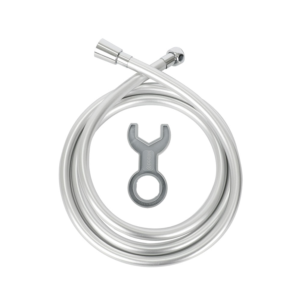 두진 바스 꼬임방지 튜브형 샤워호스, 2m, 실버 3,620원