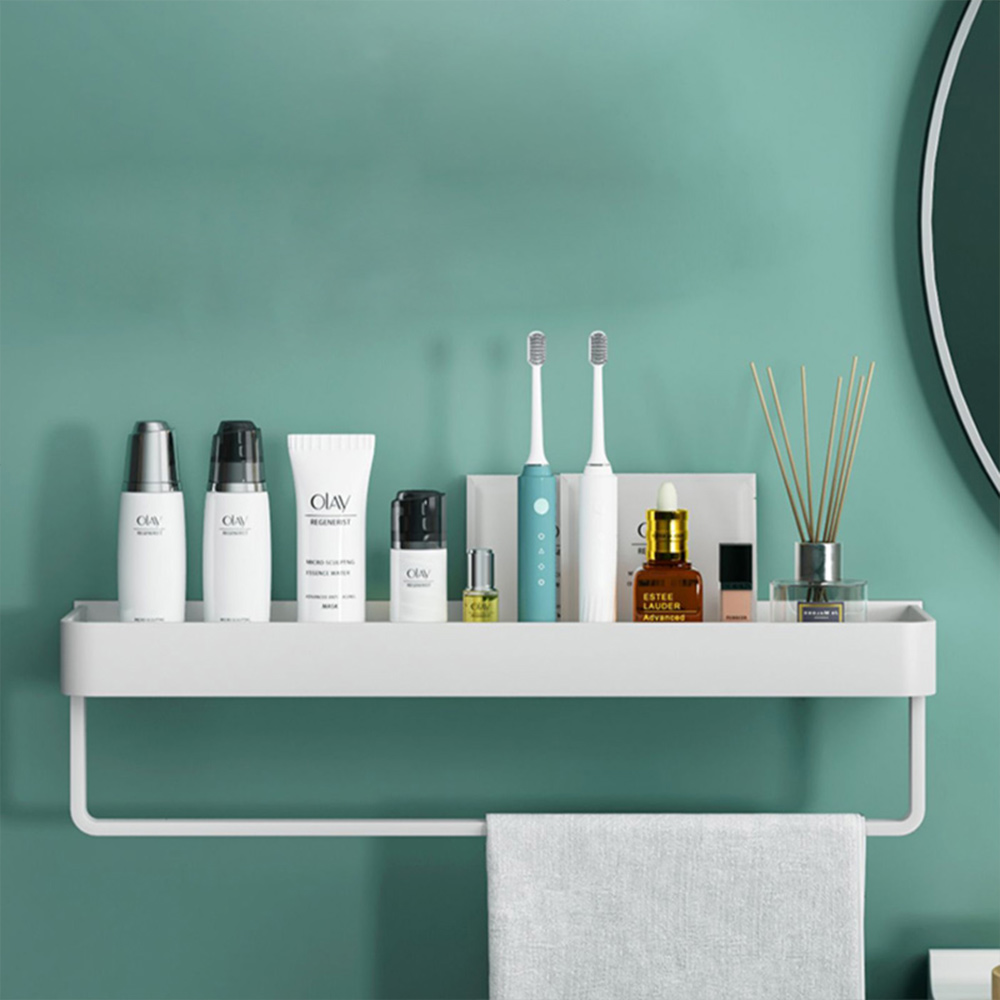 무타공 수건걸이 선반 욕실수건걸이 화장실 교체, [화이트], 1개 13,500원