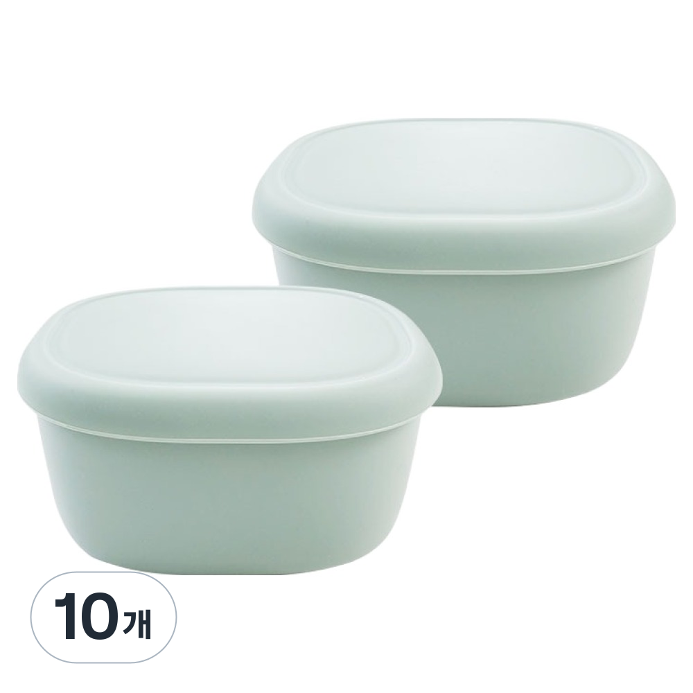 실리팟 실리콘 밀폐용기 다크민트 소 103 x 80 x 50 mm, 10개, 180ml 62,500원