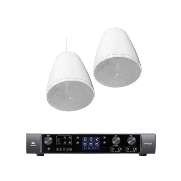 BOSE FS2P 팬던트 20평형 매장 스피커 인티앰프 세트 음향패키지 카페 업소용, 화이트 1,520,000원