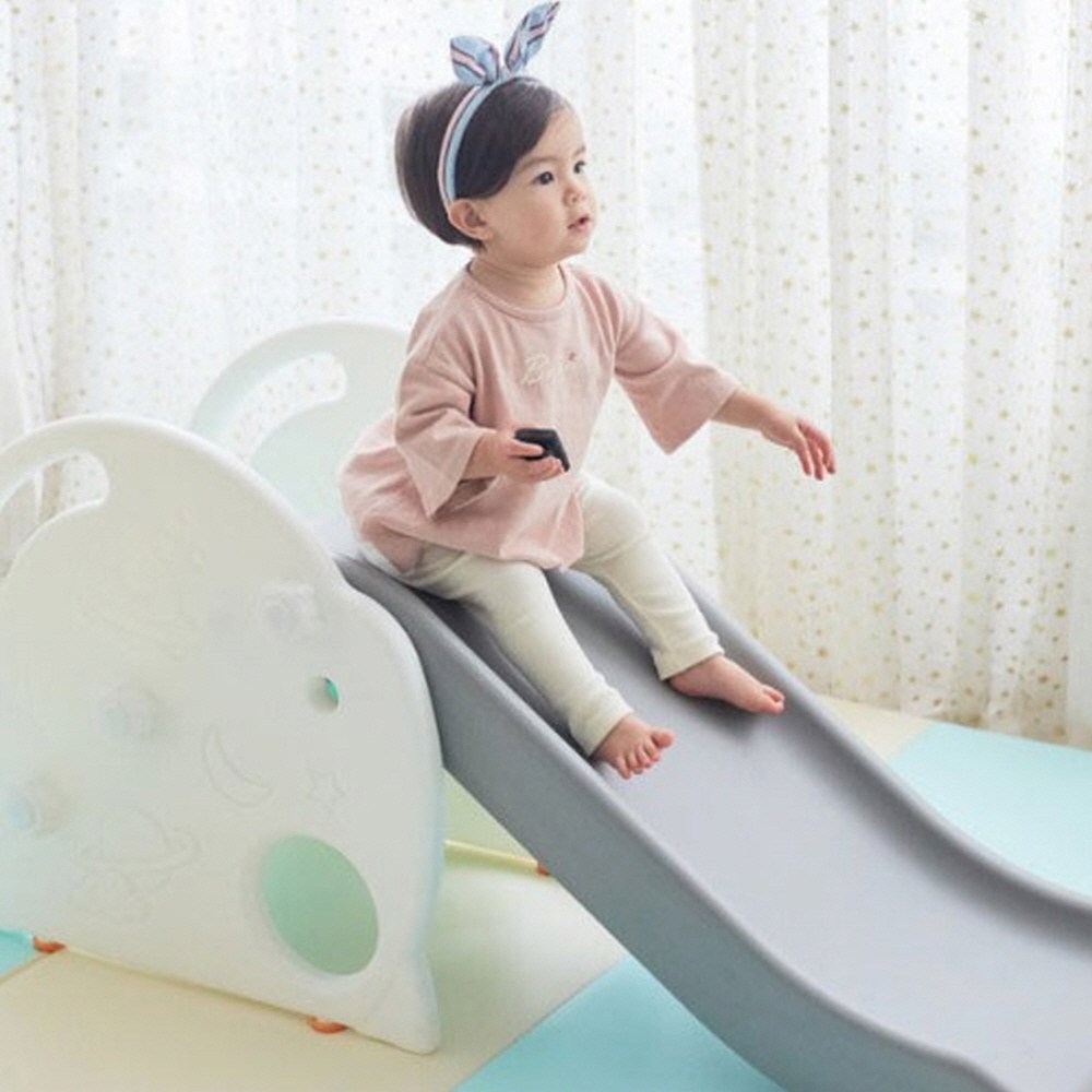 쿠쿠토이즈 로켓 미끄럼틀 화이트 아기정글짐 아기미끄럼틀 유아 가정용 놀이터 58,470원