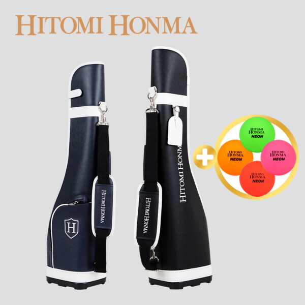 [히토미혼마] 심플 배색 스탠드 하프백 골프가방 파크골프가방(골프백 파크골프백 겸용) 149,000원