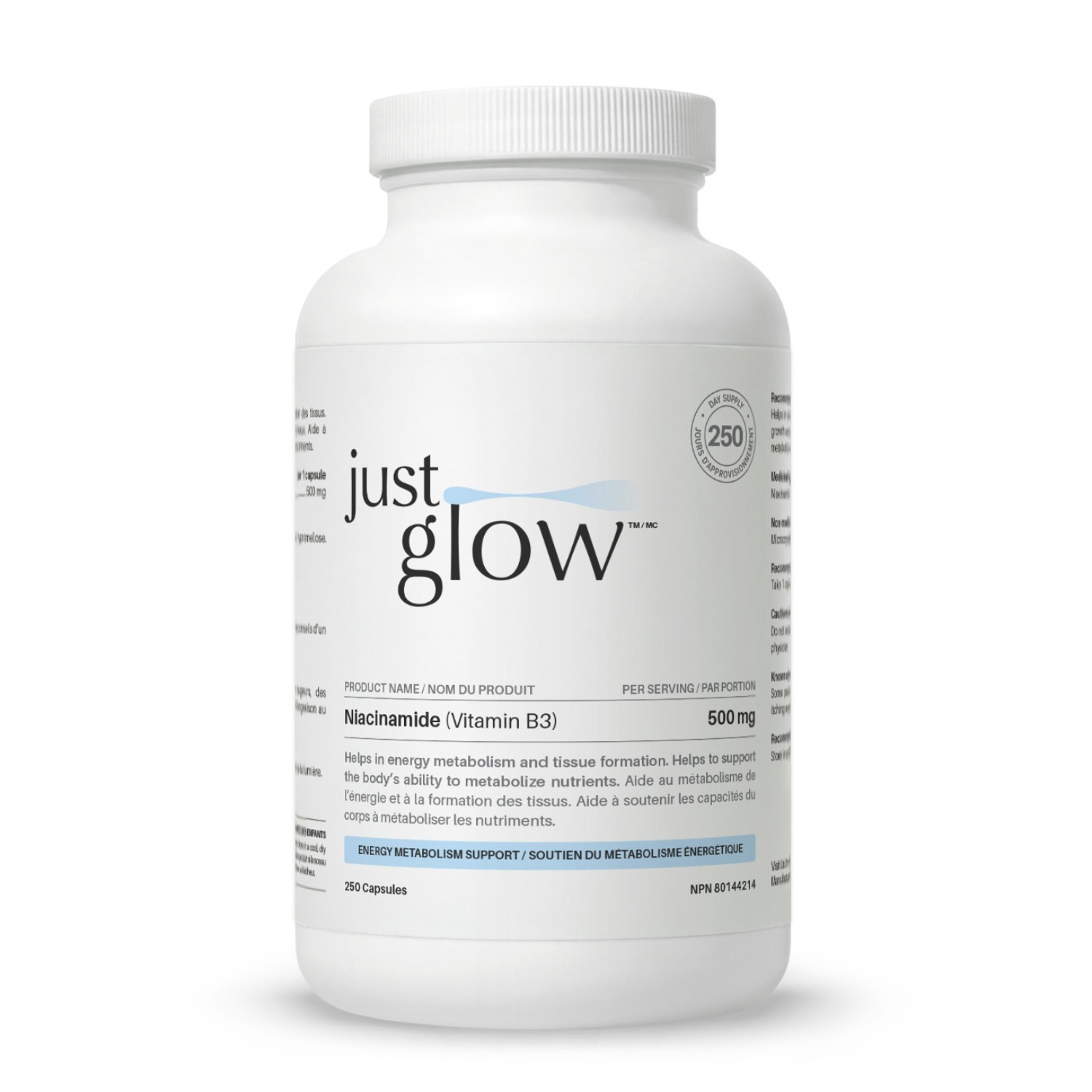 저스트글로우 나이아신아마이드 비타민 B3 500mg 캡슐 24,800원