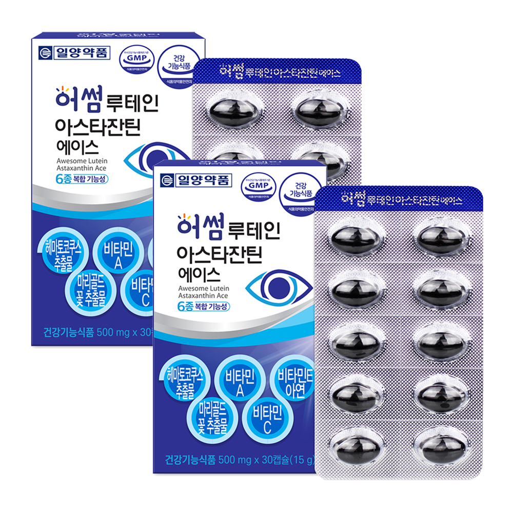 일양약품 어썸 루테인 아스타잔틴 헤마토코쿠스 에이스 24,350원