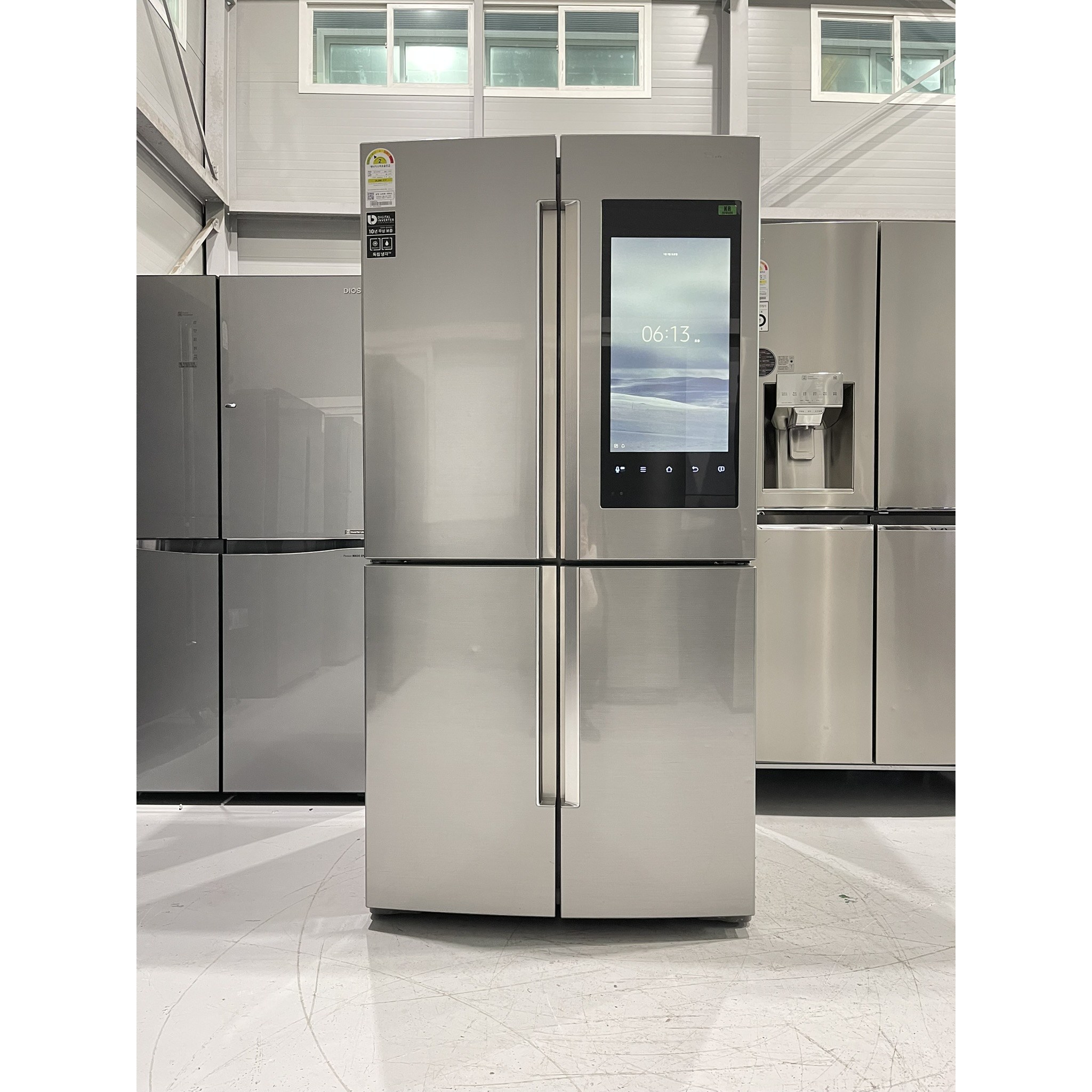 190 삼성 842리터 4도어 중고냉장고 패밀리허브 T9000 상태깨끗 트리플메탈쿨링 980,000원