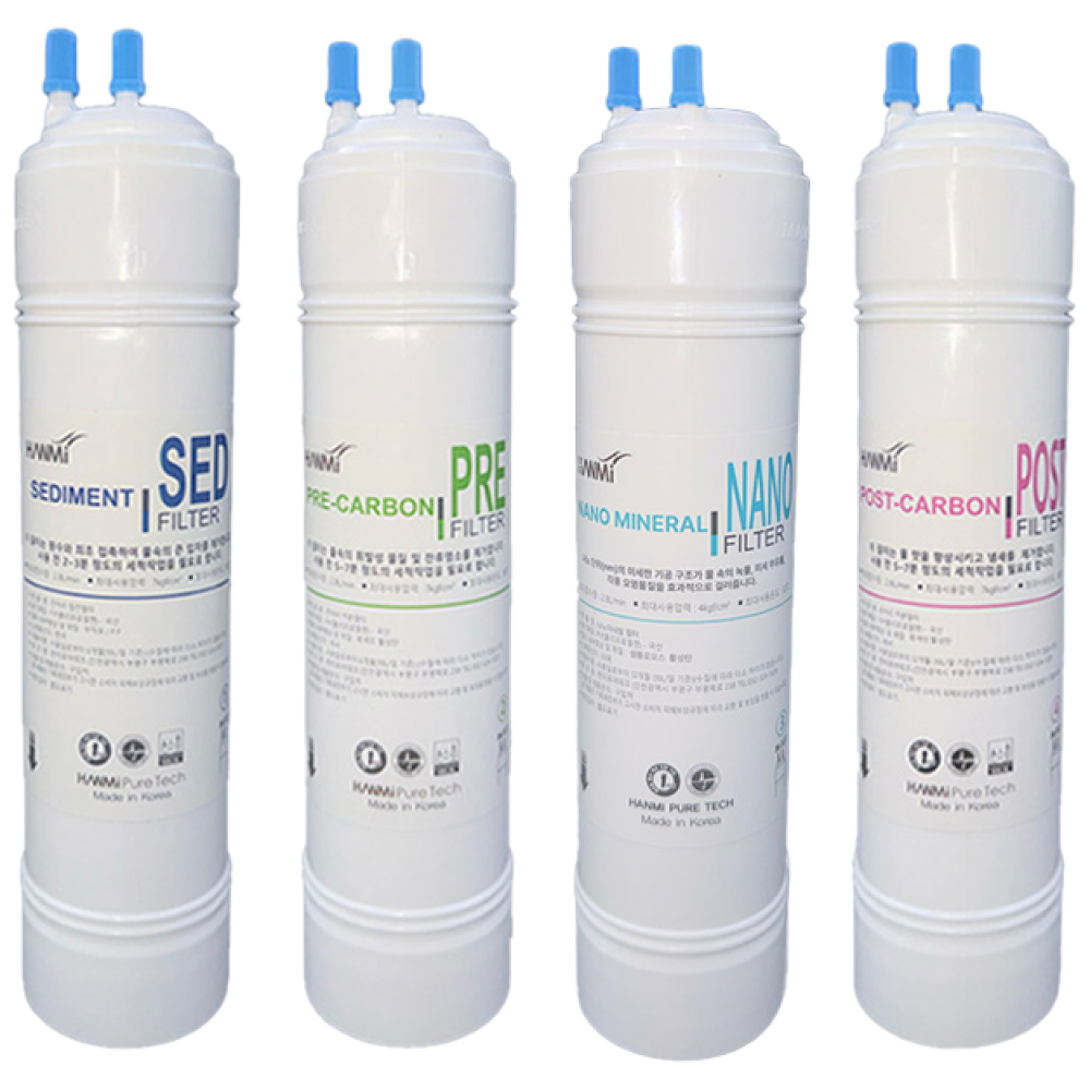 정수기 필터 11인치 호환 한방향 최고급 나노미네랄필터 기본세트 4개입, 1세트, 나노미네랄필터 기본세트 38,900원