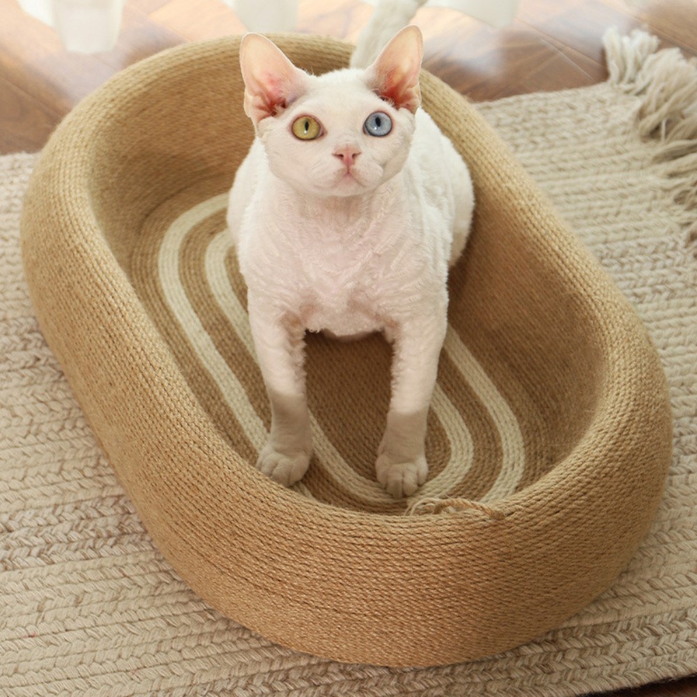 MEOW 고양이스크래쳐 사이잘삼 움푹원형 스크래처, 1개, 움푹원형스크래쳐 28,900원