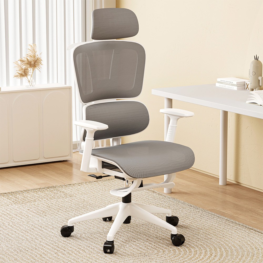 투에스리빙 풀메쉬 인체공학 3D 허리 편한 게이밍 컴퓨터 의자, 그레이B 89,900원