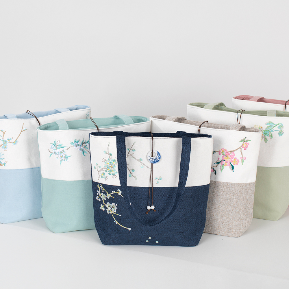 다온마루 전통자수 도자장식 캔버스 숄더백 에코백 18,800원